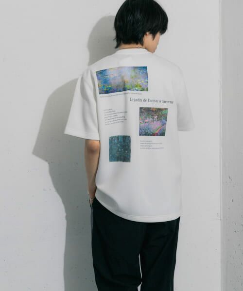 SENSE OF PLACE by URBAN RESEARCH / センスオブプレイス バイ アーバンリサーチ Tシャツ | 『別注』Claude Monet　グラフィックアートTシャツ(5分袖)B | 詳細14