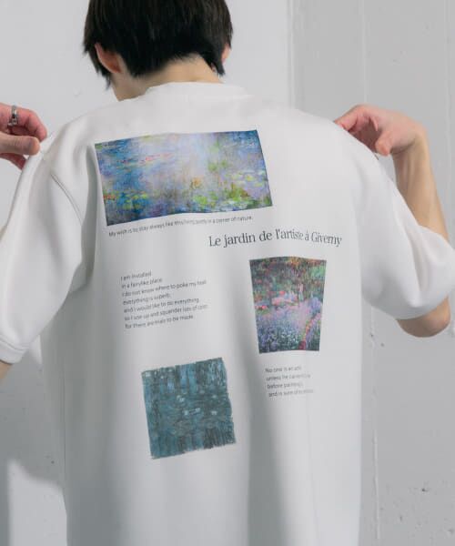 SENSE OF PLACE by URBAN RESEARCH / センスオブプレイス バイ アーバンリサーチ Tシャツ | 『別注』Claude Monet　グラフィックアートTシャツ(5分袖)B | 詳細19