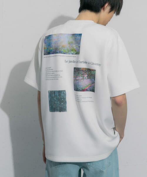 SENSE OF PLACE by URBAN RESEARCH / センスオブプレイス バイ アーバンリサーチ Tシャツ | 『別注』Claude Monet　グラフィックアートTシャツ(5分袖)B | 詳細22