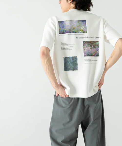 SENSE OF PLACE by URBAN RESEARCH / センスオブプレイス バイ アーバンリサーチ Tシャツ | 『別注』Claude Monet　グラフィックアートTシャツ(5分袖)B | 詳細3