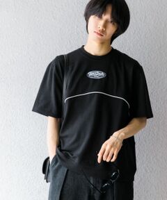 ブロックドデザインTシャツ(5分袖)