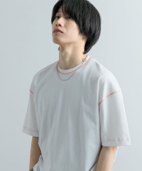 SENSE OF PLACE by URBAN RESEARCH / センスオブプレイス バイ アーバンリサーチ Tシャツ | 『ユニセックス』ハイショクステッチデザインT(5分袖) | 詳細23