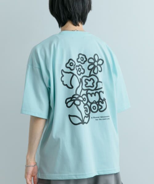 SENSE OF PLACE by URBAN RESEARCH / センスオブプレイス バイ アーバンリサーチ Tシャツ | 『ユニセックス』ポップアートフラワーグラフィックTシャツ A | 詳細26