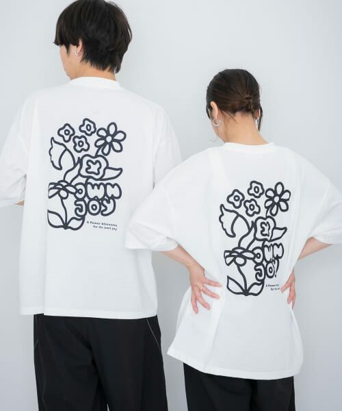 SENSE OF PLACE by URBAN RESEARCH / センスオブプレイス バイ アーバンリサーチ Tシャツ | 『ユニセックス』ポップアートフラワーグラフィックTシャツ A | 詳細3