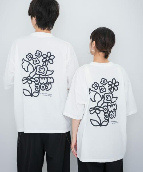 SENSE OF PLACE by URBAN RESEARCH / センスオブプレイス バイ アーバンリサーチ Tシャツ | 『ユニセックス』ポップアートフラワーグラフィックTシャツ A | 詳細4