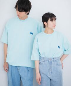 『ユニセックス』ポップアートフラワーグラフィックTシャツ B