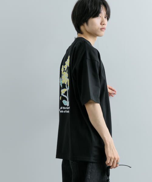 SENSE OF PLACE by URBAN RESEARCH / センスオブプレイス バイ アーバンリサーチ Tシャツ | 『ユニセックス』ポップアートフラワーグラフィックTシャツ B | 詳細20