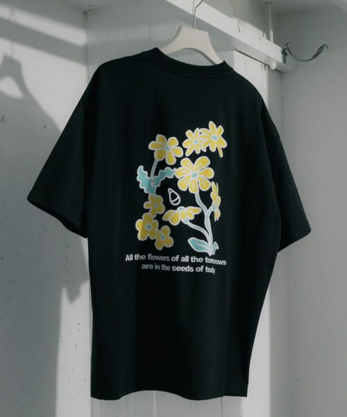 SENSE OF PLACE by URBAN RESEARCH / センスオブプレイス バイ アーバンリサーチ Tシャツ | 『ユニセックス』ポップアートフラワーグラフィックTシャツ B | 詳細23