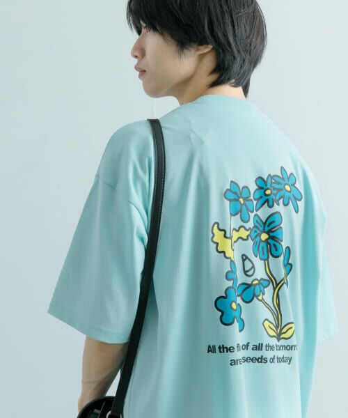 SENSE OF PLACE by URBAN RESEARCH / センスオブプレイス バイ アーバンリサーチ Tシャツ | 『ユニセックス』ポップアートフラワーグラフィックTシャツ B | 詳細30