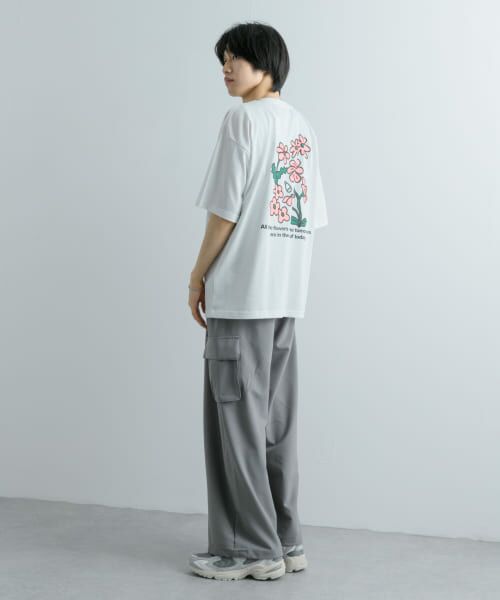 SENSE OF PLACE by URBAN RESEARCH / センスオブプレイス バイ アーバンリサーチ Tシャツ | 『ユニセックス』ポップアートフラワーグラフィックTシャツ B | 詳細8