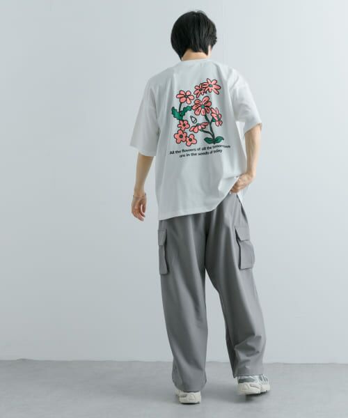 SENSE OF PLACE by URBAN RESEARCH / センスオブプレイス バイ アーバンリサーチ Tシャツ | 『ユニセックス』ポップアートフラワーグラフィックTシャツ B | 詳細9