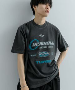 フェードロゴグラフィックTシャツ(5分袖)