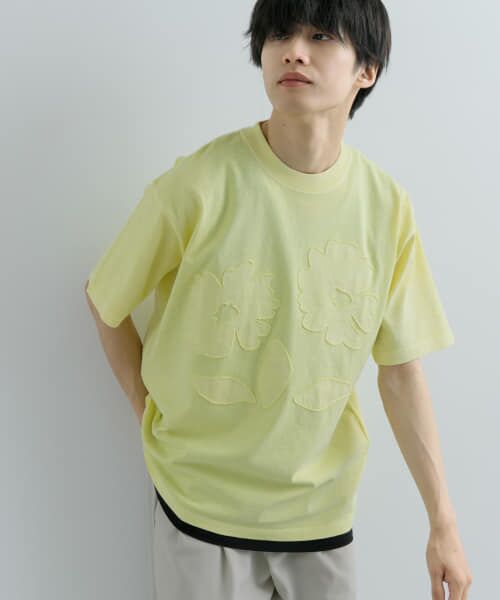 SENSE OF PLACE by URBAN RESEARCH / センスオブプレイス バイ アーバンリサーチ Tシャツ | 『ユニセックス』フェードポップアートフラワーTシャツ(5分袖) | 詳細15