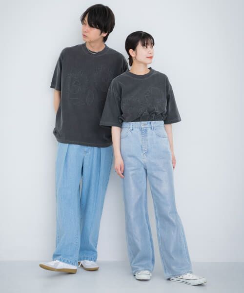 SENSE OF PLACE by URBAN RESEARCH / センスオブプレイス バイ アーバンリサーチ Tシャツ | 『ユニセックス』フェードポップアートフラワーTシャツ(5分袖) | 詳細4