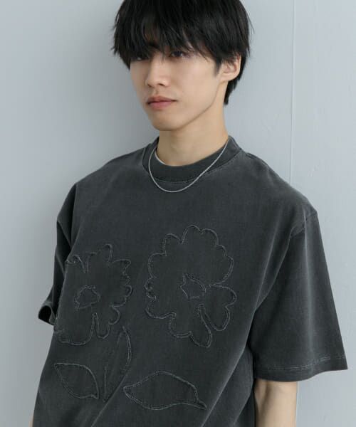 SENSE OF PLACE by URBAN RESEARCH / センスオブプレイス バイ アーバンリサーチ Tシャツ | 『ユニセックス』フェードポップアートフラワーTシャツ(5分袖) | 詳細6