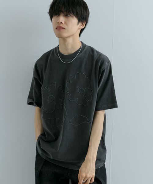 SENSE OF PLACE by URBAN RESEARCH / センスオブプレイス バイ アーバンリサーチ Tシャツ | 『ユニセックス』フェードポップアートフラワーTシャツ(5分袖) | 詳細8