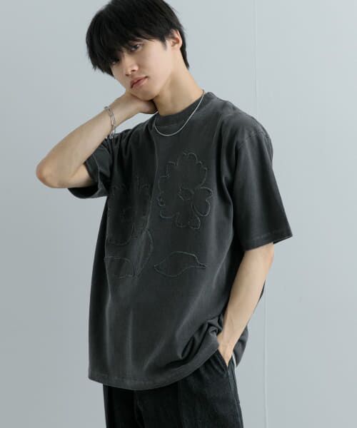 SENSE OF PLACE by URBAN RESEARCH / センスオブプレイス バイ アーバンリサーチ Tシャツ | 『ユニセックス』フェードポップアートフラワーTシャツ(5分袖) | 詳細9