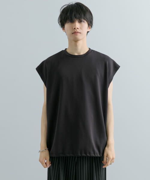 SENSE OF PLACE by URBAN RESEARCH / センスオブプレイス バイ アーバンリサーチ Tシャツ | エクストラルーズドローコードノースリーブTシャツ | 詳細18