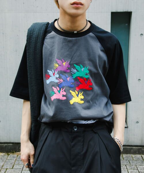 SENSE OF PLACE by URBAN RESEARCH / センスオブプレイス バイ アーバンリサーチ Tシャツ | 『別注』SHUHEI KOKI×SENSE OF PLACE　ラグランTシャツ | 詳細17