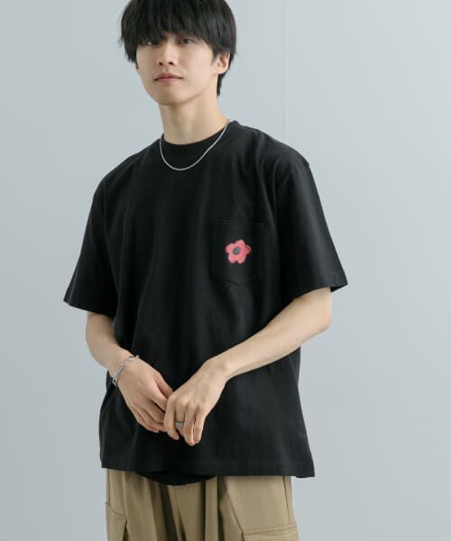 SENSE OF PLACE by URBAN RESEARCH / センスオブプレイス バイ アーバンリサーチ Tシャツ | 『ユニセックス』ポップアートフラワーグラフィックTシャツ D | 詳細17