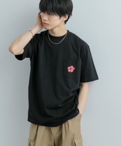 SENSE OF PLACE by URBAN RESEARCH / センスオブプレイス バイ アーバンリサーチ Tシャツ | 『ユニセックス』ポップアートフラワーグラフィックTシャツ D | 詳細18