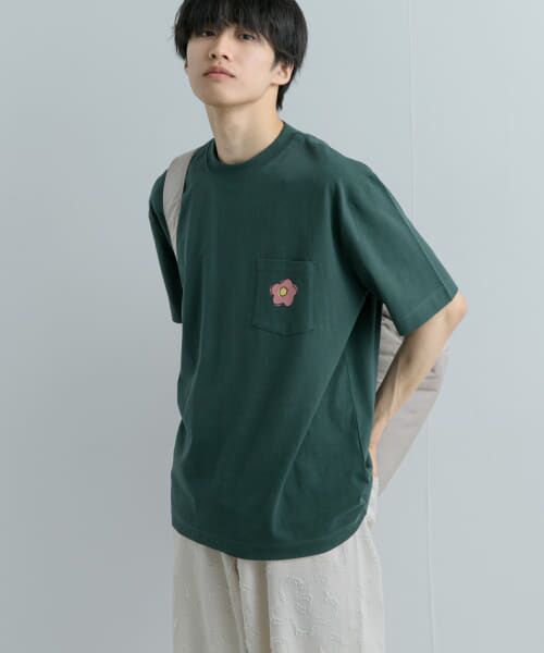 SENSE OF PLACE by URBAN RESEARCH / センスオブプレイス バイ アーバンリサーチ Tシャツ | 『ユニセックス』ポップアートフラワーグラフィックTシャツ D | 詳細27