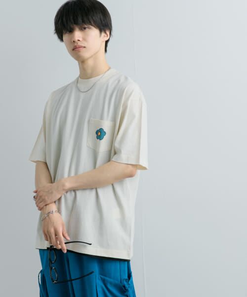 SENSE OF PLACE by URBAN RESEARCH / センスオブプレイス バイ アーバンリサーチ Tシャツ | 『ユニセックス』ポップアートフラワーグラフィックTシャツ D | 詳細8