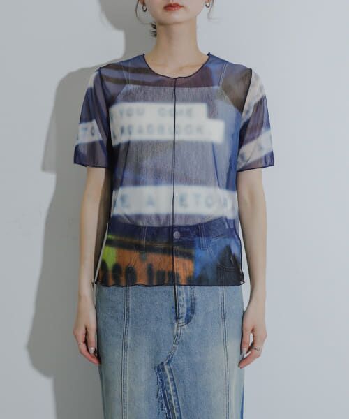 SENSE OF PLACE by URBAN RESEARCH / センスオブプレイス バイ アーバンリサーチ Tシャツ | 『別注』Mai Nakamori×SENSE OF PLACE　シアートップ | 詳細12