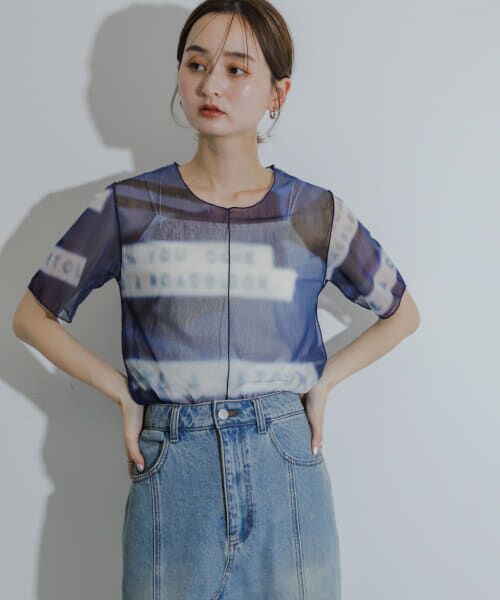 SENSE OF PLACE by URBAN RESEARCH / センスオブプレイス バイ アーバンリサーチ Tシャツ | 『別注』Mai Nakamori×SENSE OF PLACE　シアートップ | 詳細8