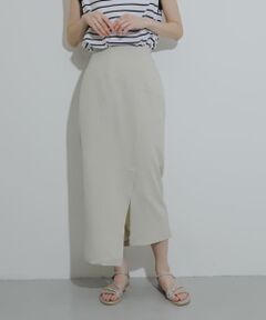 『UR TECH DRYLUXE』リネンライクアシンメトリースカート