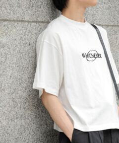 ロゴグラフィックボクシーTシャツ(5分袖)