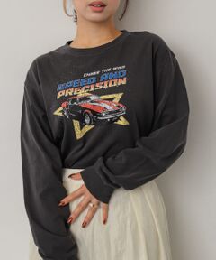 『再入荷予定カラー』グラフィックロングTシャツ