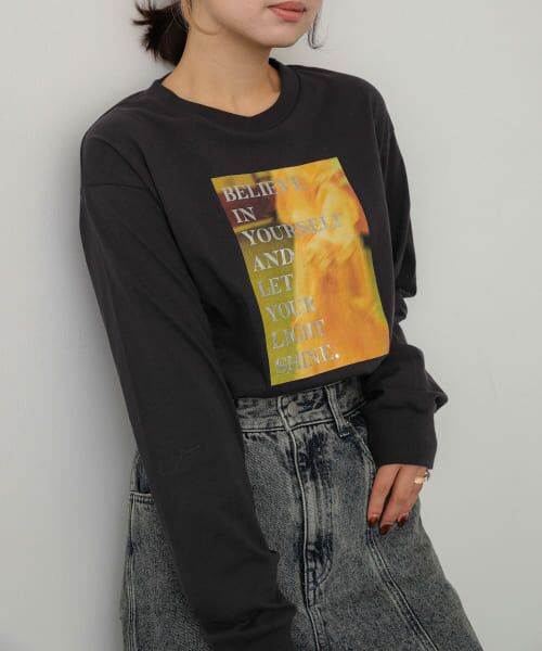 SENSE OF PLACE by URBAN RESEARCH / センスオブプレイス バイ アーバンリサーチ Tシャツ | 『再入荷予定カラー』グラフィックロングTシャツ | 詳細21