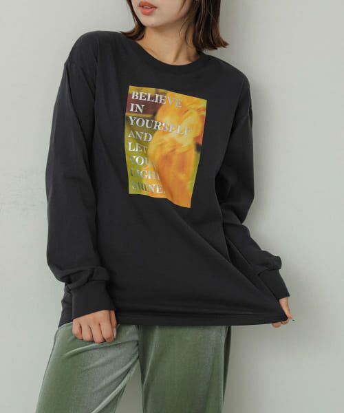 SENSE OF PLACE by URBAN RESEARCH / センスオブプレイス バイ アーバンリサーチ Tシャツ | 『再入荷予定カラー』グラフィックロングTシャツ | 詳細24