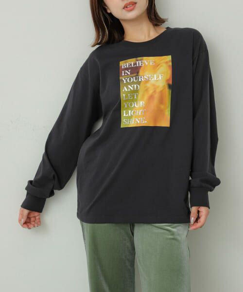 SENSE OF PLACE by URBAN RESEARCH / センスオブプレイス バイ アーバンリサーチ Tシャツ | 『再入荷予定カラー』グラフィックロングTシャツ | 詳細25