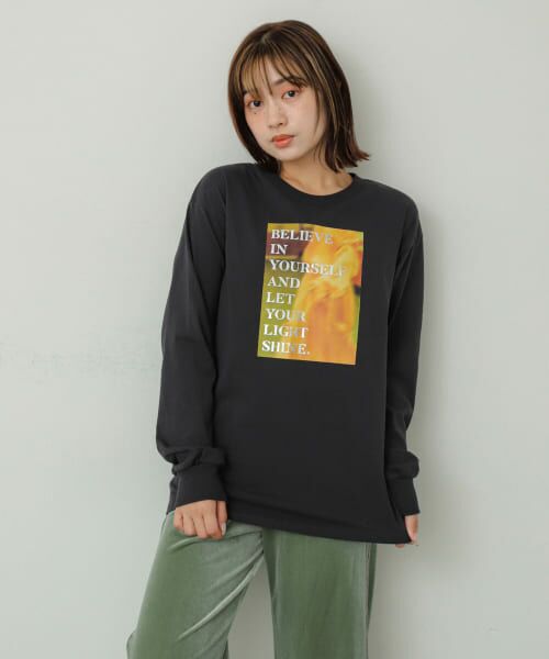 SENSE OF PLACE by URBAN RESEARCH / センスオブプレイス バイ アーバンリサーチ Tシャツ | 『再入荷予定カラー』グラフィックロングTシャツ | 詳細27