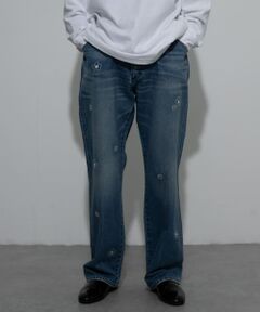 『WEB限定』Wrangler　DENIM FLOWER PANTS