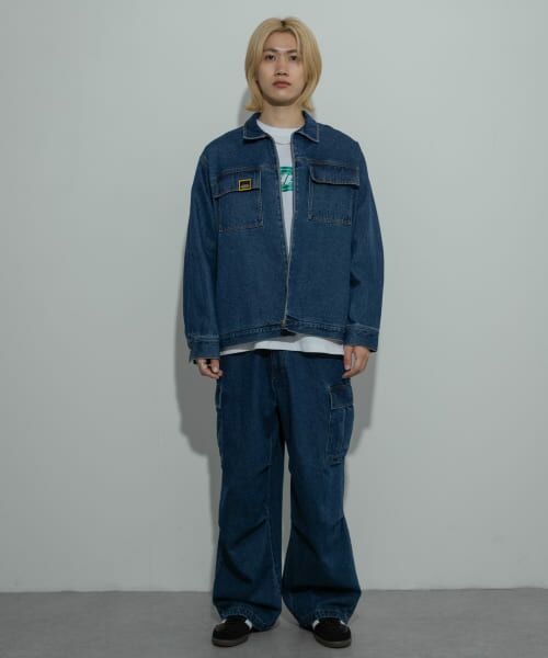 SENSE OF PLACE by URBAN RESEARCH / センスオブプレイス バイ アーバンリサーチ Gジャン・デニムジャケット | ddp　ZIP UP DENIM JACKET | 詳細1