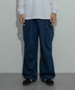 ddp　DENIM WIDE CARGO PANTS