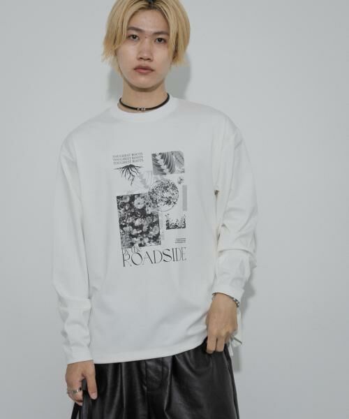 SENSE OF PLACE by URBAN RESEARCH / センスオブプレイス バイ アーバンリサーチ Tシャツ | ポンチグラフィックロングスリーブTシャツ A | 詳細2