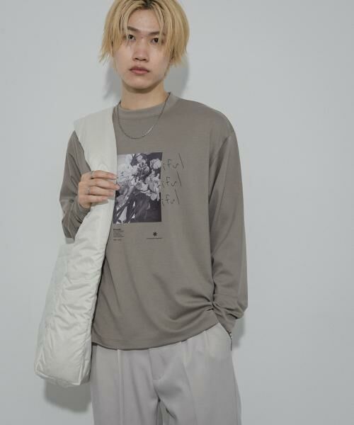 SENSE OF PLACE by URBAN RESEARCH / センスオブプレイス バイ アーバンリサーチ Tシャツ | ポンチグラフィックロングスリーブTシャツ B | 詳細12