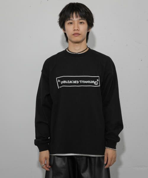 SENSE OF PLACE by URBAN RESEARCH / センスオブプレイス バイ アーバンリサーチ Tシャツ | 『別注』BASQUIAT×SENSE OF PLACE　ロゴロングスリーブTシャツ | 詳細15