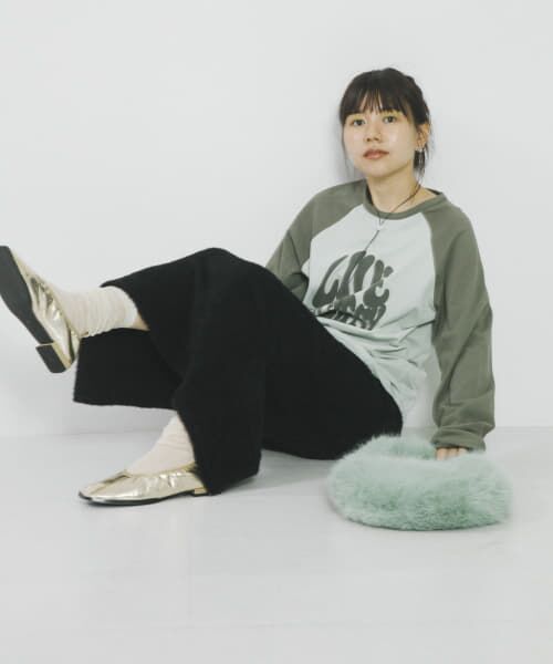 SENSE OF PLACE by URBAN RESEARCH / センスオブプレイス バイ アーバンリサーチ Tシャツ | 『別注』さらさ×SENSE OF PLACE　バイカラーラグランロングTシャツ | 詳細27