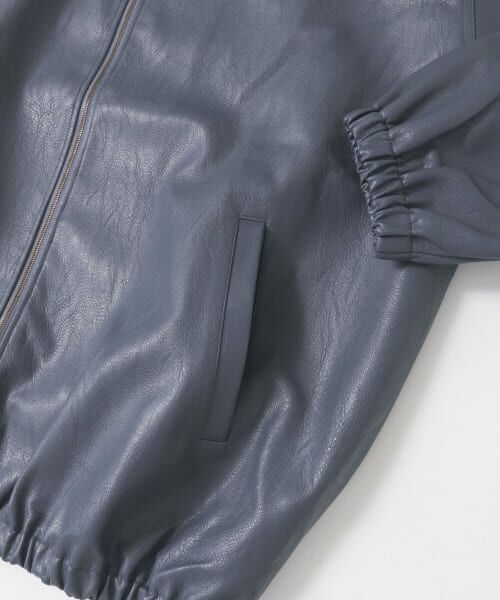 SENSE OF PLACE by URBAN RESEARCH / センスオブプレイス バイ アーバンリサーチ その他アウター | DDP　FAKE LEATHER TRACK JACKET | 詳細8