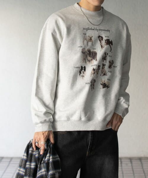 SENSE OF PLACE by URBAN RESEARCH / センスオブプレイス バイ アーバンリサーチ スウェット | Dog Graphic Crew-neck Sweat | 詳細2