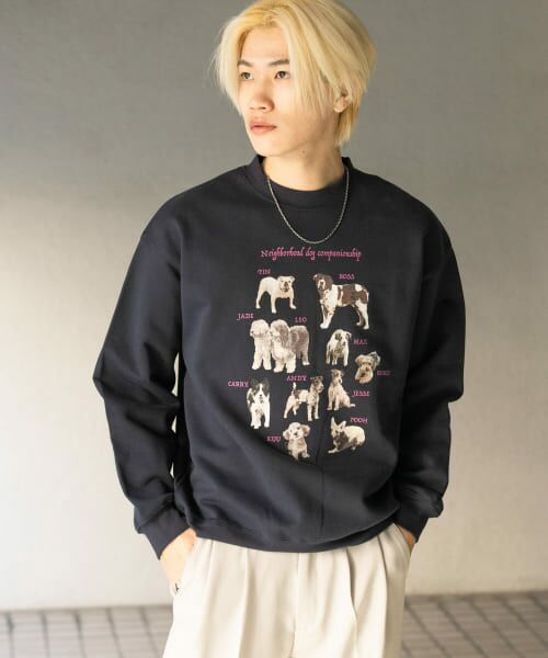 SENSE OF PLACE by URBAN RESEARCH / センスオブプレイス バイ アーバンリサーチ スウェット | Dog Graphic Crew-neck Sweat | 詳細8