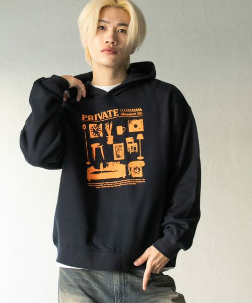 SENSE OF PLACE by URBAN RESEARCH / センスオブプレイス バイ アーバンリサーチ パーカー | Furniture Graphic hoodie | 詳細11