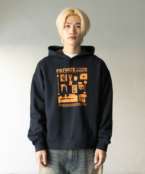 SENSE OF PLACE by URBAN RESEARCH / センスオブプレイス バイ アーバンリサーチ パーカー | Furniture Graphic hoodie | 詳細15