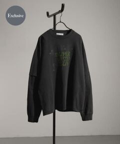 『別注』SHUHEI KOKI×SENSE OF PLACE　フェイクレイヤードTシャツ