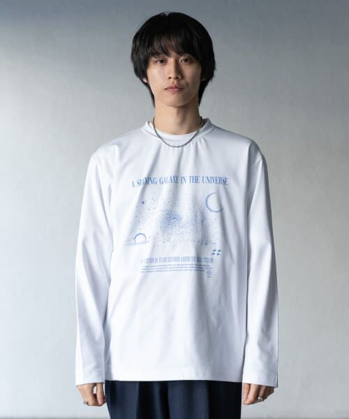 SENSE OF PLACE by URBAN RESEARCH / センスオブプレイス バイ アーバンリサーチ Tシャツ | Galaxy Graphic Long-Sleeve T-shirts | 詳細20